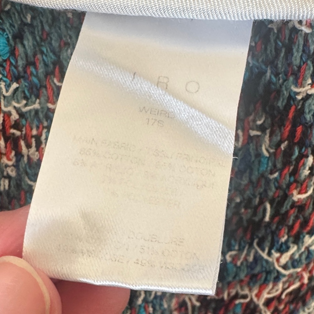 IRO Multicolor Textured Knit Jacket - Picture 5 of 5